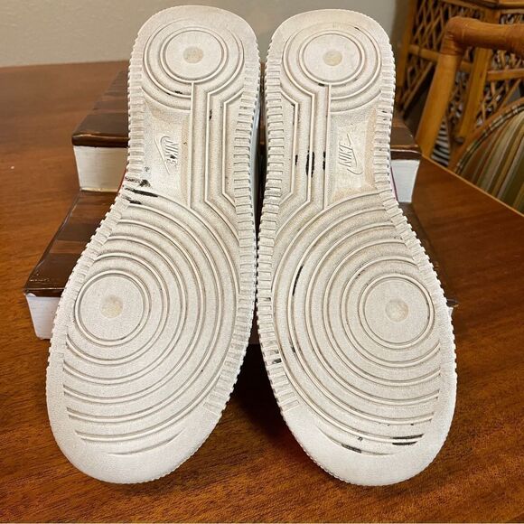 Nike Air Force 1 Essential Low Women’s Sneakers White Gym Red CZ0270-104 Size 8 - Picture 12 of 12
